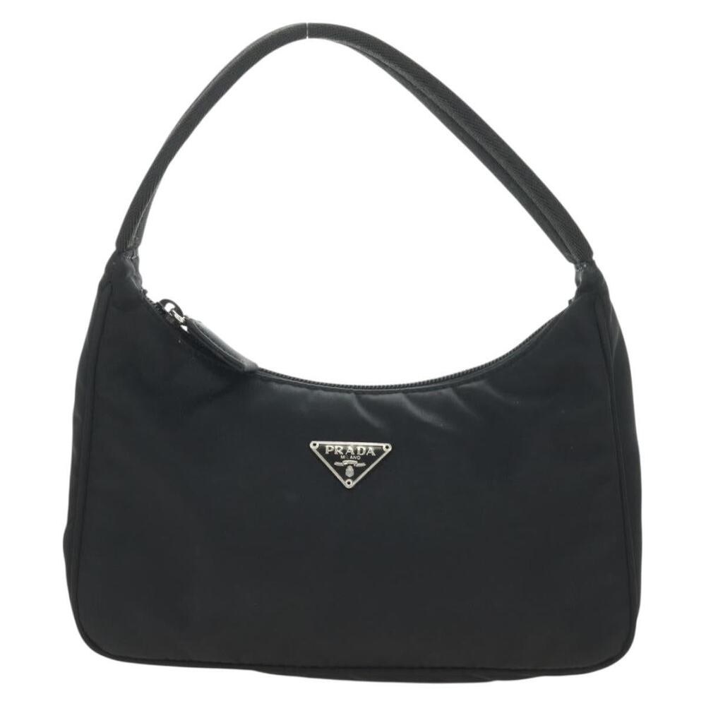 Prada Nylon Galleria Handbag Black